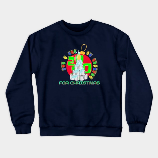 Quarantine Christmas 2020 Crewneck Sweatshirt by MisconceivedFantasy